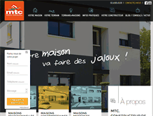 Tablet Screenshot of mtcmaisons.com